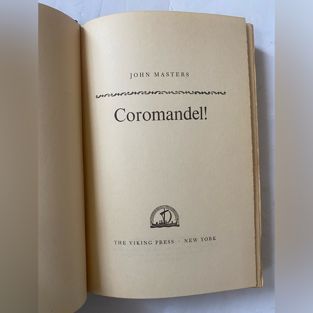 Coromandel! By John Masters 50s